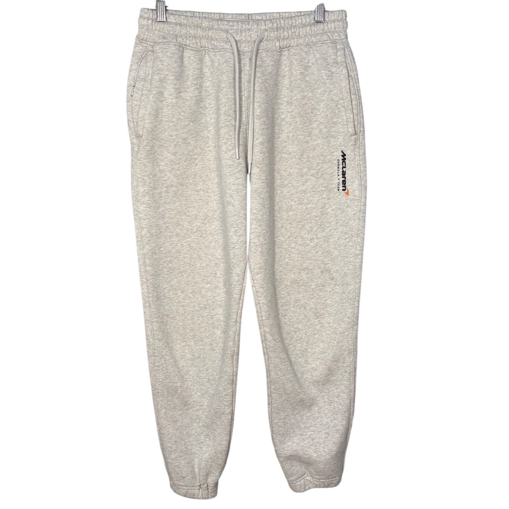 HOLLISTER McLaren Formula 1 Graphic Sweatpants, Heather Gray, Size XS